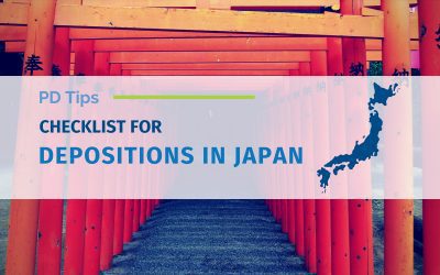 Checklist for Depositions in Japan (Updated)