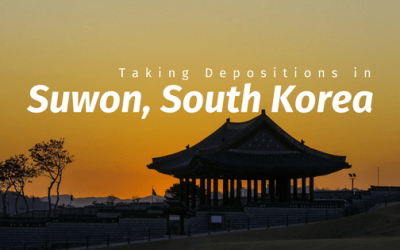 Taking Depositions in Suwon, South Korea (Updated)