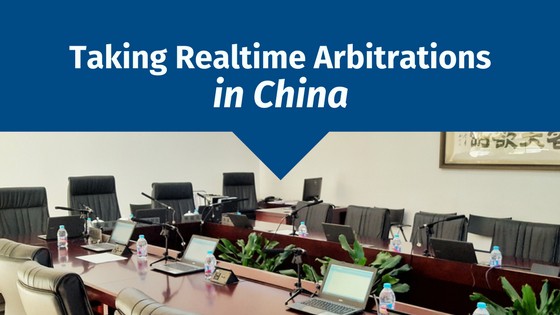 Taking Realtime Arbitrations in China