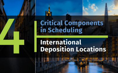 Four Critical Components in Scheduling International Deposition Locations