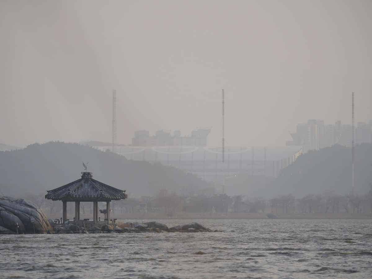 A view of Olympic Stadium from Gangneung - Photo by Trevor Price