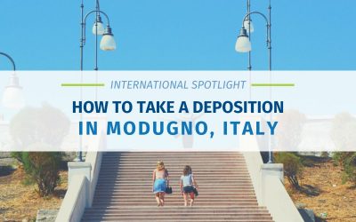 How To Take A Deposition in Modugno, Italy